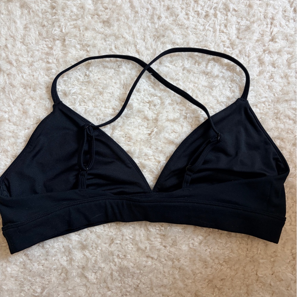 ALO Yoga Black Strappy Bralette - Picture 2 of 3